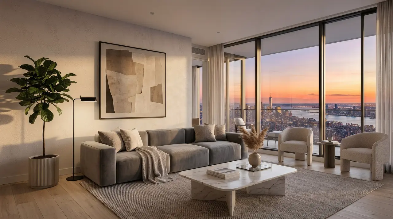 A room in Modern minimalist style