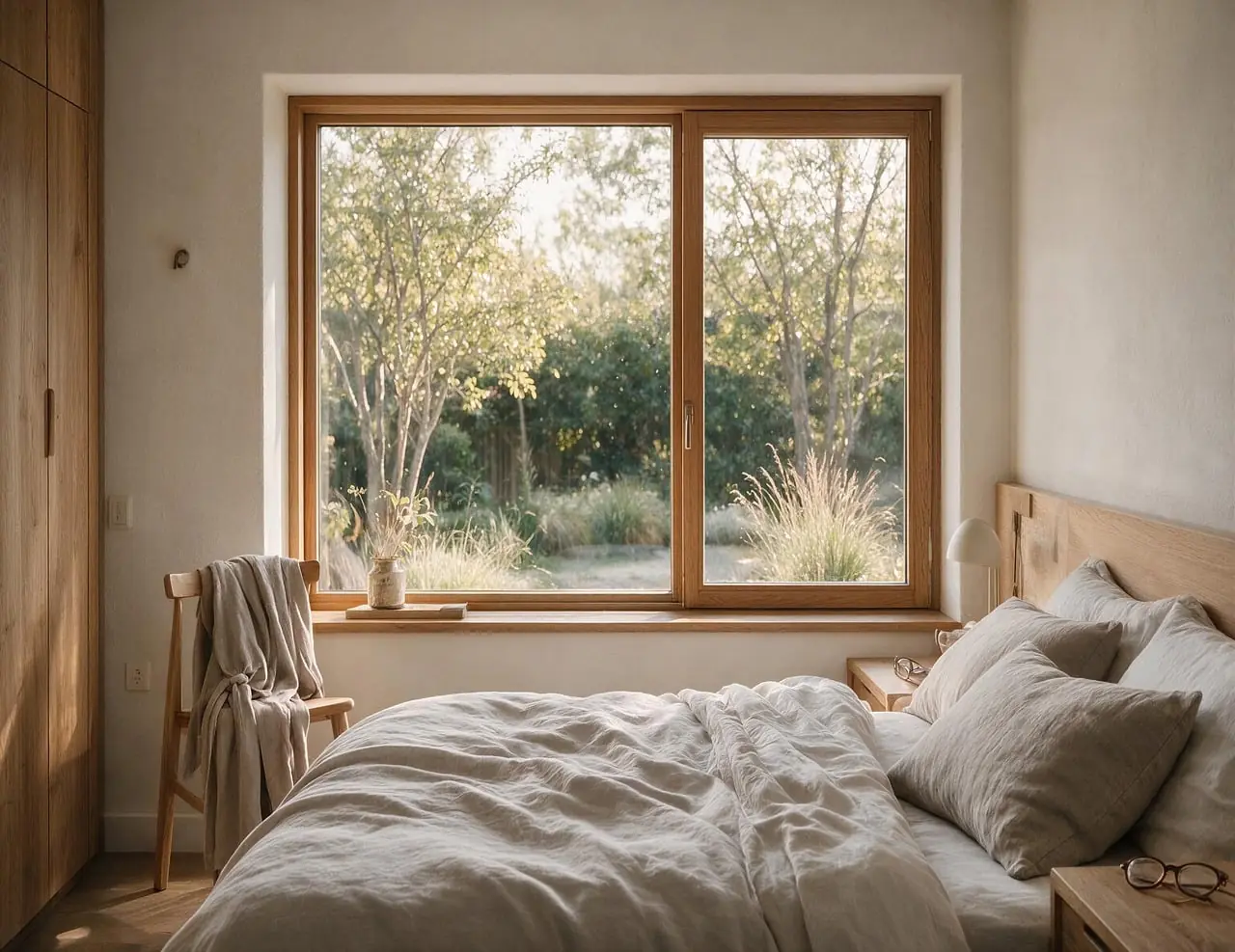 A room in Wabi-sabi style